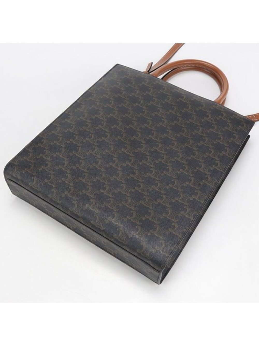 Celine Vertical Cabas Small Triomphe Canvas Tote - Picture 2 of 7